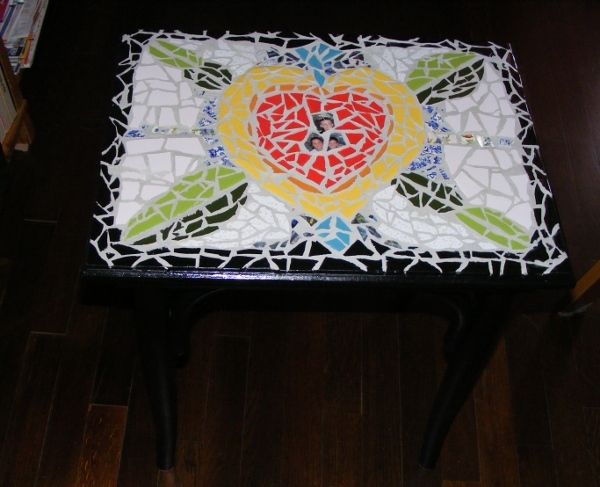 Vive la récup' : mosaïque et patchwork...