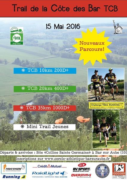 12ème TRAIL DE LA COTE DES BAR