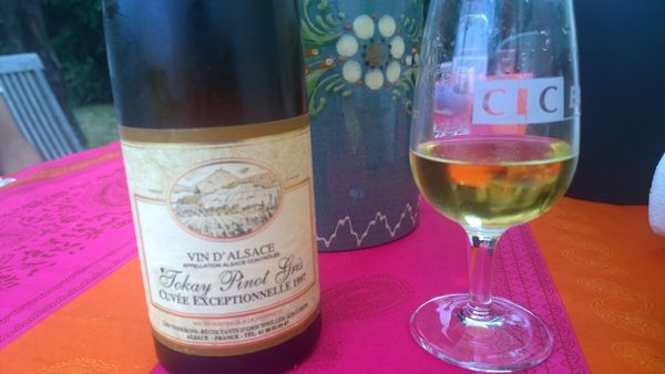 Alsace, Tokay Pinot Gris, Cuvée Exceptionnelle, cave d'Orschwiller-Kintzheim, 1997