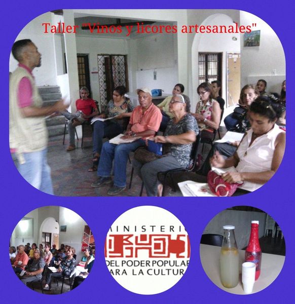 TALLER PATIOS SOCIOPRODUCTIVOS - EJE ELABORACIÒN DE VINOS Y LICORES ARTESANALES.
