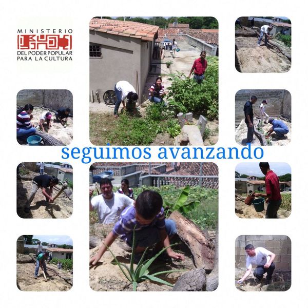 HUERTO DE AROMÁTICAS - PATIO PRODUCTIVO MINISTERIO DEL PODER POPULAR PARA LA CULTURA – GABINETE ESTADAL SUCRE.