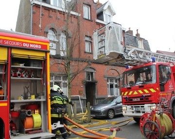 Feu de cave à Bailleul - 10 janvier 2015