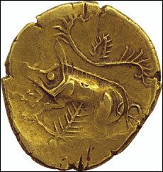 Statère d'or au sanglier, d'époque gauloise