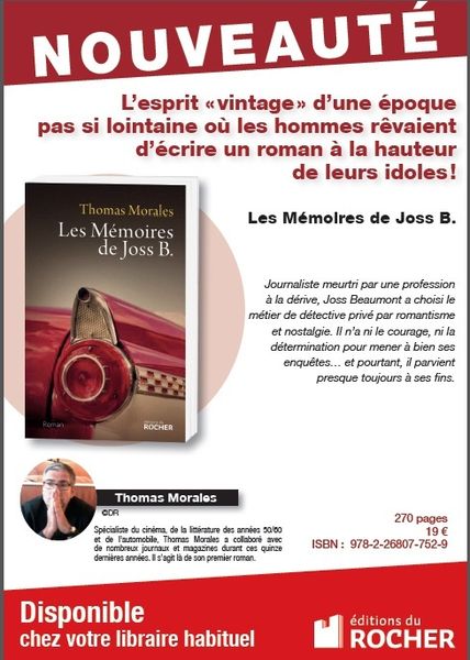 Livre : Les mémoires de Joss B