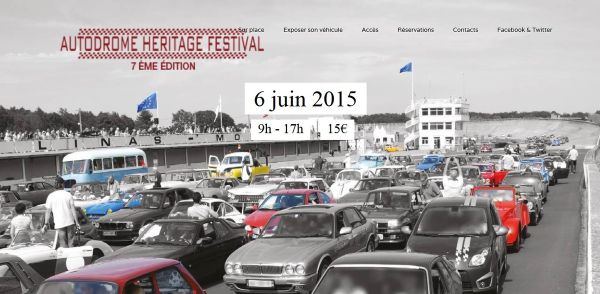 Autodrome Heritage Festival 2015 les sites web