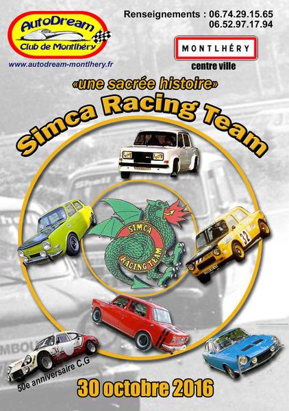 Expo : le Simca Racing Team 30 octobre 2016