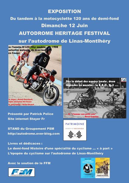 Exposition : Du tandem à la motocyclette 120 ans de demi-fond