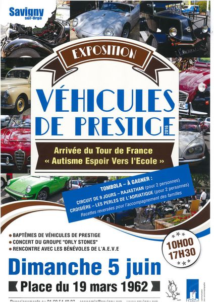 Rassemblement d'automobiles le 5 juin 2016 à Savigny-sur-Orge 91