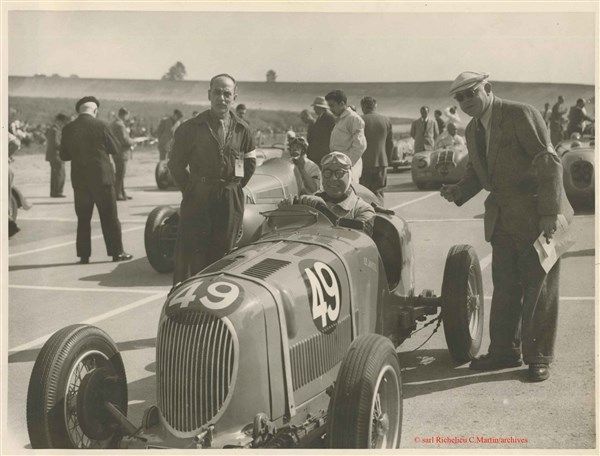24-04-1949 Grand Prix de Paris, ''Coupe d'Argent'' à Linas-Monlhéry. Amilcar 6 cyl. usine Monoplace ''Dergi Spécial'' 1er Cat. 1100, Le Jamtel