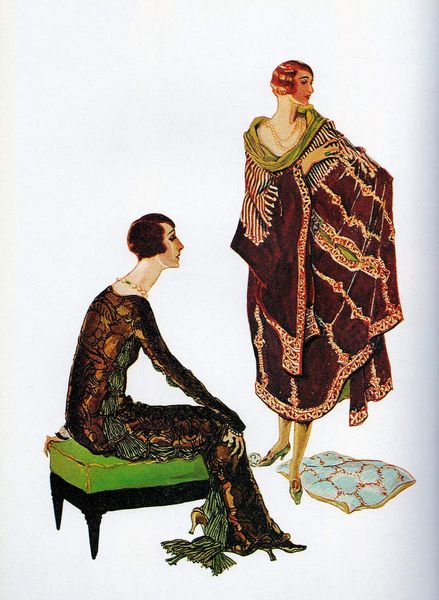Illustration d'un numéro de Vogue de 1924