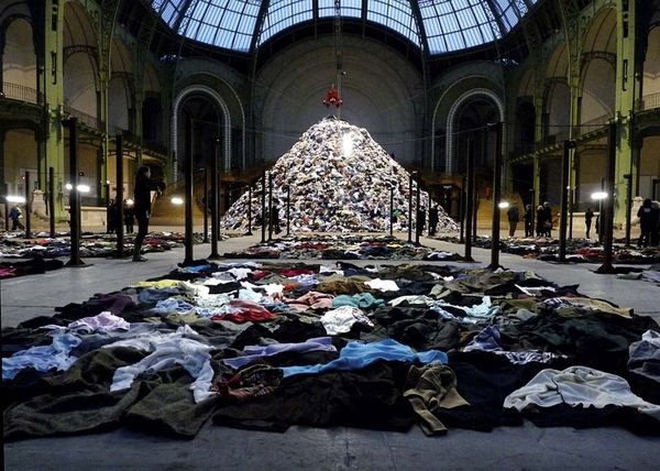 Installation "Personnes" de Christian Boltanski au Grand Palais, 2010