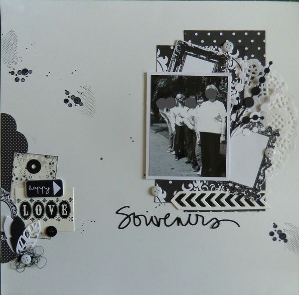 challenge Noir et Blanc chez cartoscrap