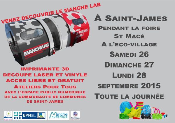 Le laboratoire de fabrication numérique mobile de Manche Numérique