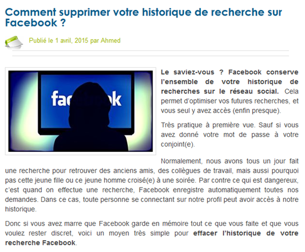 Info vue sur le page de l'EPN de Mons