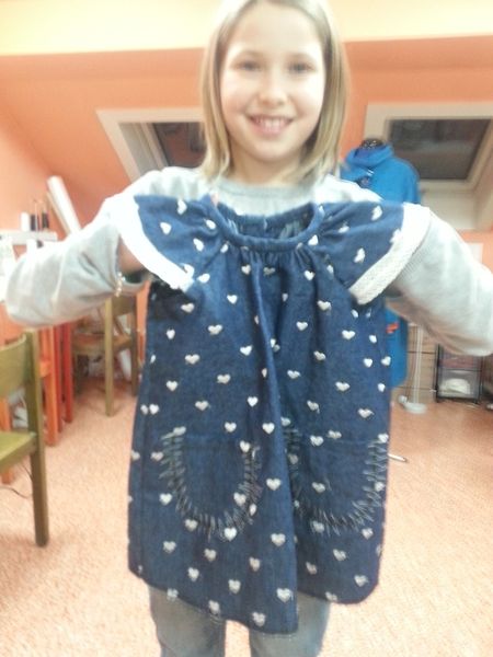 Robe en jean pour bébé