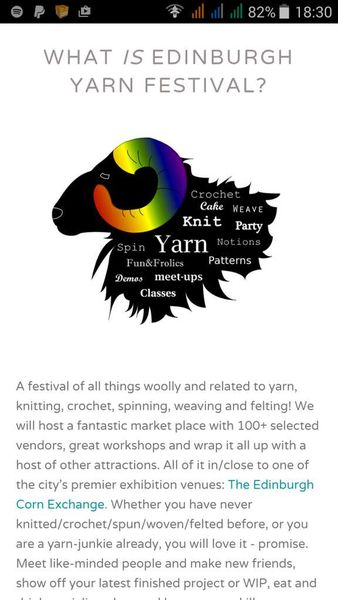 Edinburgh Yarn Festival 2015