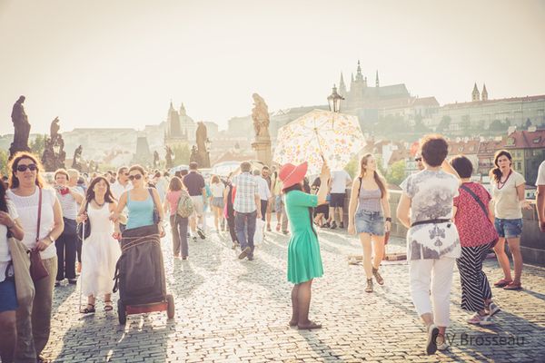 Pont Charles - Prague et ses touristes
