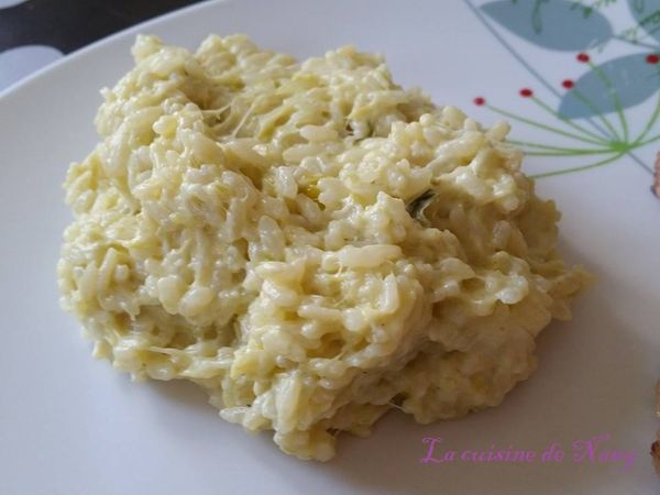 Risotto aux poireaux