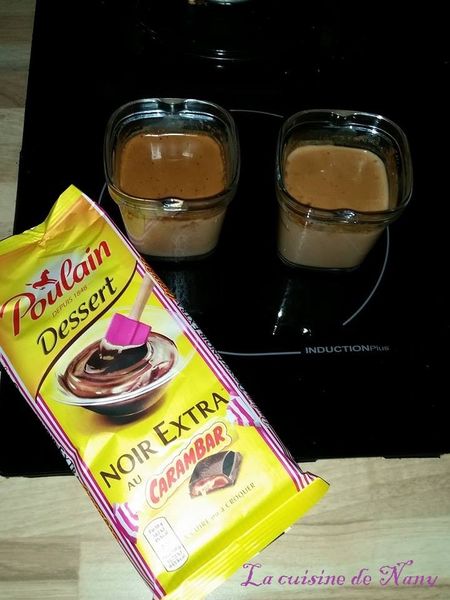 Crème dessert Chocolat-Carambar