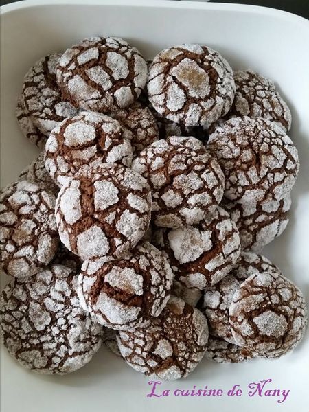Craquelés au chocolat: crinkles