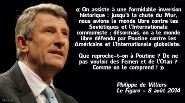 PHILIPPE DE VILLIERS A LA TETE DU FN POUR AVOIR UNE CHANCE DE GAGNER !