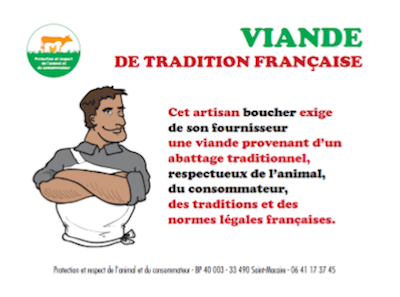 LES FRANCAIS NE VEULENT PLUS "BOUFFER " DE LA VIANDE HALAL OU CACHER SANS ETRE INFORMES !
