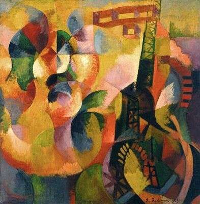 Avion Tour Eiffel et soleil de Robert Delaunay