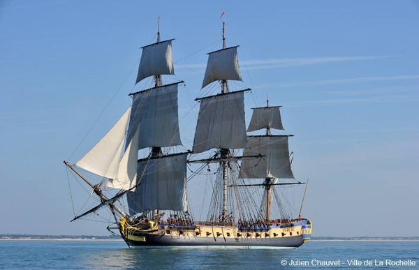 Sortie à la rencontre de l'Hermione.