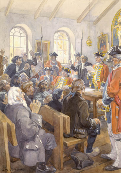 Le 28 juillet 1755, signature de la déportation des Acadiens.