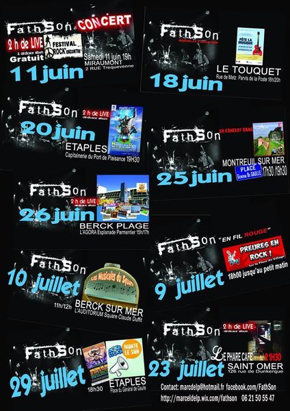 LE GROUPE FATHSON...au SQUARE DUFFIT...CE DIMANCHE 10 JUILLET ...pour LES MUSICALES DU SQUARE...
