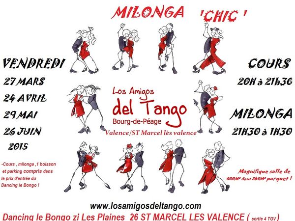 27 MARS 2015 MILONGA "BCBG"