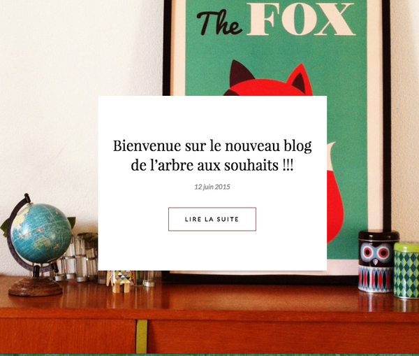 Le blog de L'arbre aux souhaits fait peau neuve !