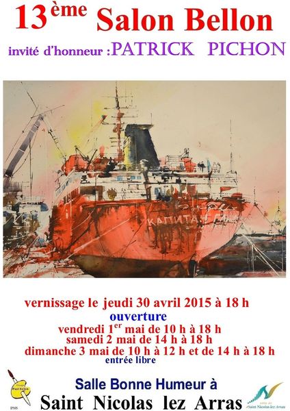 Le peintre Patrick Pichon à l'honneur au salon Bellon