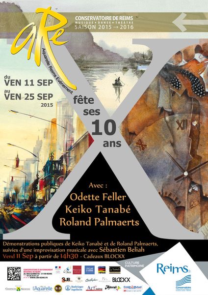 ARE 2015 : Aquarelle en musique au CRM de Reims
