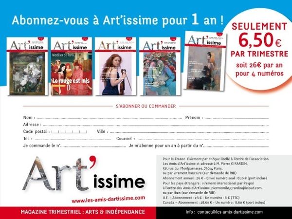Coupon d'abonnement 2016