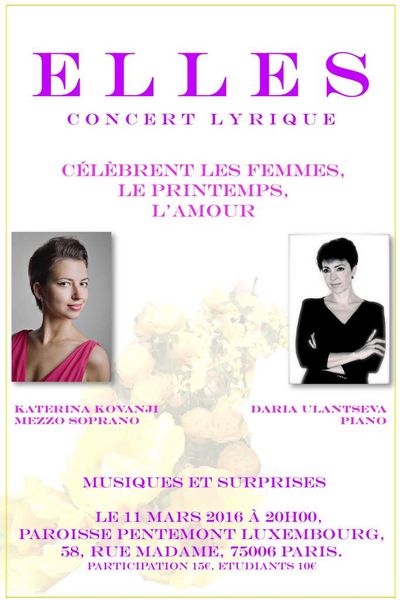 ELLES : Katerina Kovanji et Daria Ulantseva à Paris
