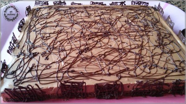 mon gâteau au chocolat et sa ganache
