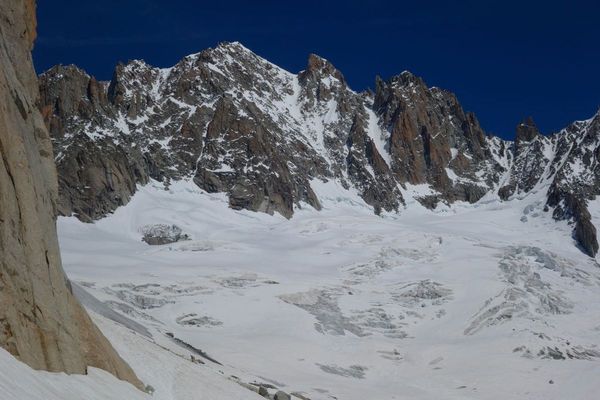 La Verte vu depuis le refuge du Couvercle