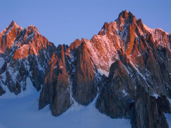 Grand Capucin voie des Suisses - Pointe Adolphe Rey voie Salluard