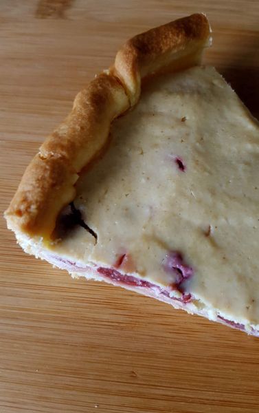 Crostata ricotta e visciole / tarte ricotta et cerises
