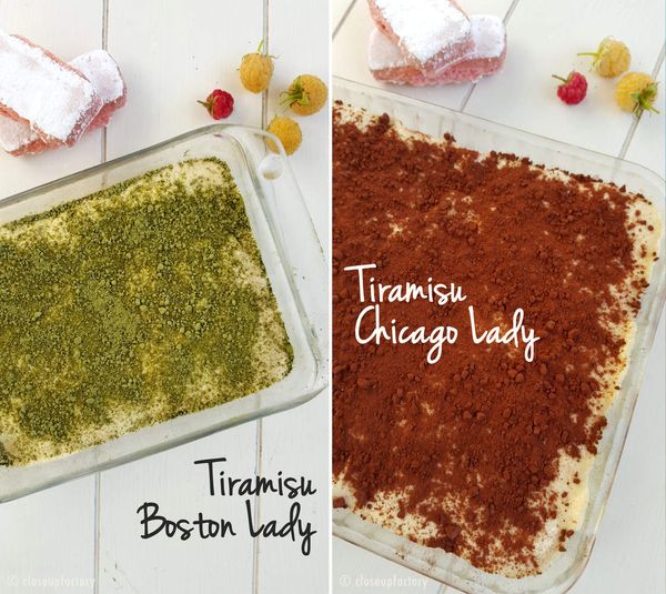 2 recettes de tiramisu : thé matcha ou chocolat