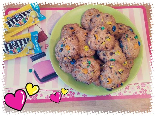 les cookies au M&Ms