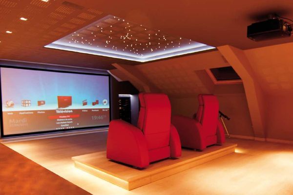 salle de cinéma privée