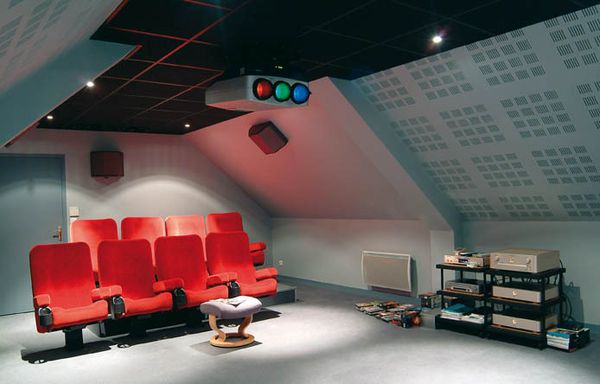 Salle de cinéma privée et Barco