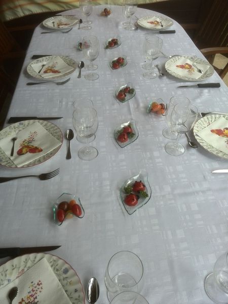 Tomates: déco de table bucolique à croquer