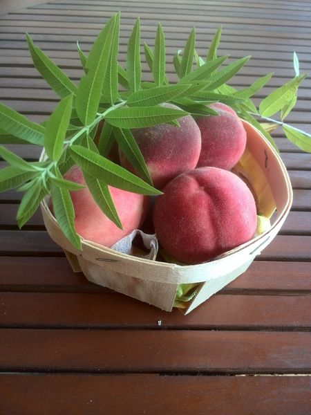 confiture de pêche verveine