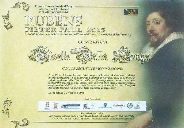 PRIX Pieter Paul RUBENS 2015 ...HAUTES RECONNAISSANCES..