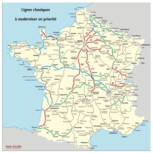 200 km/H sur les lignes intercités pour remplacer des TGV : une illusion