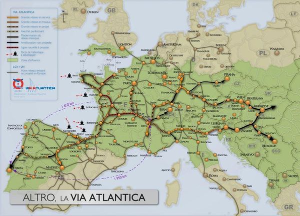 LGV Poitiers-Limoges : ALTRO, le projet, pour aboutir doit s'inscrire dans un axe Est-Ouest de développement -