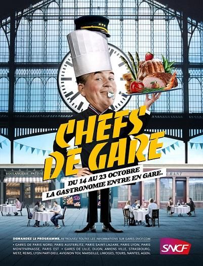 Gastronomie et Grands Chefs en gare de Limoges le 20 octobre